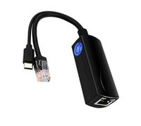 mophrati Adattatore Splitter PoE Crystal Heads conforme agli standard IEEE Separatore conforme allo standard IEEE 802.3af/at ABS