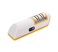 mophrati Affilacoltelli elettrico nel Regno Unito Risultati eccellenti rapidamente Affilacoltelli in ABS Hatori Diamond Rolling a rullo, Giallo