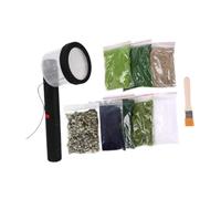 mophrati Applicatore di Per erba statica antiscivolo con comoda impugnatura, macchina per floccaggio, garantisce un controllo preciso per splendidi scenari in miniatura, mini tavolo