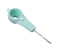 mophrati Attrezzo antiscivolo per artefatto per lo strappo della gelatina, comodo apribottiglie adatto per anziani e bambini, strumento di apertura del tappo, verde