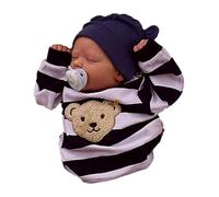 mophrati Bambola realistica per tutto il corpo flessibile e mobile per il gioco e la collezione di bambole realistiche per neonati, bambole dalla linea liscia