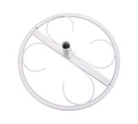 mophrati Base speciale per grandi fiori da che garantisce stabilità per l'allestimento di matrimoni. Base per espositore per fiori con asta rotonda in per grandi, Bianco, 32 centimetri