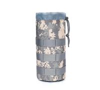 mophrati Borraccia Borsa Zaino Marsupio Sport Mesh Hole Bottom Coulisse Porta bollitore Campeggio Pesca Carrier Viaggiare, Mimetica ACU