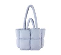 mophrati Borsa a mano invernale con tessuto trapuntato resistente agli strappi che rende la borsa comoda dentro e fuori e altrettanto morbida, Blu