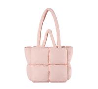 mophrati Borsa a mano invernale con tessuto trapuntato resistente agli strappi che rende la borsa comoda dentro e fuori e altrettanto morbida, Rosa