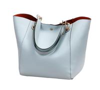 mophrati Borsa a tracolla comoda e resistente con regali pratici di grande capacità Borse da donna Borse a tracolla Borsa tote, blu nebbioso