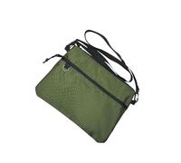 mophrati Borsa a tracolla da uomo con tracolla regolabile, alla moda, leggera, per lavoro, shopping e viaggi, casual, regolabile, Verde, 26x19 cm