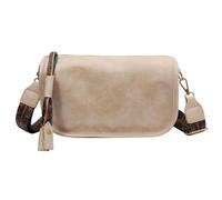 mophrati Borsa a tracolla vintage elegante e pratica per donna Borsa a tracolla da donna versatile e comoda impermeabile comoda, Beige