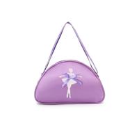mophrati Borsa da ballo per balletto Borsa da donna per ragazza sportiva a tracolla regolabile latina di grande capacità Zaino per tutu a tracolla, Viola