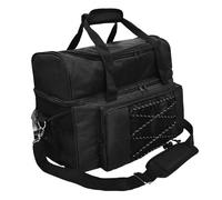 mophrati Borsa da bowling da viaggio multifunzione con facile trasporto e comoda tracolla regolabile per riporre efficacemente 2 palle. Borsa portapalle da bowling leggera.