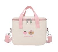 mophrati Borsa per il pranzo di grande capacità per la mamma Borsa per bambini impermeabile e resistente allo sporco e il tessuto spesso è impermeabile e resistente allo sporco, rosa