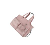 mophrati Borsa per pannolini impermeabile, borsa a tracolla, a mano, mix di stile e funzionalità per mamme in movimento, con spallacci regolabili, da viaggio per pannolini con biberon e per