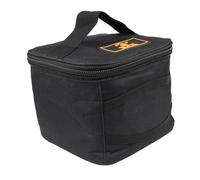 mophrati Borsa Porta Mulinello da Pesca con Cerniera, Borsa Porta Mulinello da Pesca per mulinelli da a Tamburo, Nera