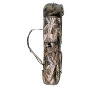 mophrati Borsa Resistente e Pratica per organizzare canne da Pesca Borsa da Pesca in Tela ispessente Impermeabile Viaggio Trasporto, Mimetizzazione a Canna, 123x34 cm