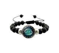 mophrati Bracciale con dodici costellazioni alla moda e versatile. Personalità con braccialetti con segni zodiacali e oroscopo, cinque