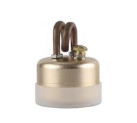 mophrati Bruciatore a spirito portatile per campeggio all'aperto Antivento Garantisce una cottura sicura per il tempo libero all'aperto Semplice da usare Dimensioni ridotte, Oro 204