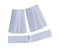 mophrati Burr Tape Per Per MAGIC TAPE Facile da tagliare e tagliare per cinghie con fibbia Nastro autoadesivo per madre e bambino miscelato, bianco, 25 * 100mm una coppia
