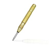 mophrati Caricato a molla perforatore centrale vetro plastica porta trapano interruttore scalpello mobili artigiani forniture di utensili manuali, Oro senza testa