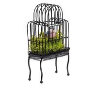 mophrati Casetta per uccelli in miniatura nel suo genere, che dà agli uccelli nel gioco di finzione, migliorando gli scenari creativi, modello di gabbia per ,