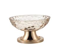 mophrati Ciotola da portata moderna per dessert, vassoio per snack chic, cesto di frutta, per pane, snack e intrattenimento domestico, Caffè girevole