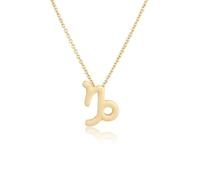 mophrati Collana dell'amicizia a tema costellazione Regalo per amici creativi Ins comodo Accessorio alla moda per la personalità delicata e dal colore veloce, Oro Capricorno