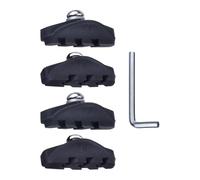 mophrati Comode pastiglie di Ricambio per Freni per Bici, Inserti di Tipo V, Resistenti Blocchi per Mountain Bike Pieghevoli, Set di pastiglie per Freni in Gomma di Tipo V,