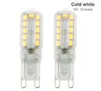mophrati Confezione da 2 Mini LED a Luce di Mais Angolo del Fascio di 360 Gradi Lampada dimmerabile Lampada da Notte Bianca Fredda Calda Sostituzione dell'illuminazione, Tipo 8