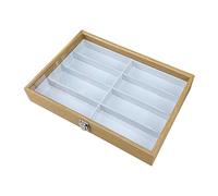 mophrati Contenitore portaoggetti per occhiali, robusto, adatto per organizzare occhiali, da sole, gioielli e orologi insieme, vassoio portaoggetti per da sole e orologi.