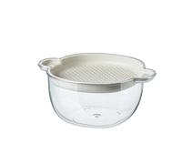 mophrati Coperchi anteriori e posteriori flessibili - Comodo cestello portaoggetti per verdure Cestello per il drenaggio del bacino di lavaggio delle verdure fini, candore ialino