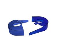 mophrati Copricatena per Bicicletta Resistente, Impermeabile, di qualità, Adatto per Bici da Strada e Mountain Bike, Contro Sabbia, Schizzi d'Acqua, Ciclismo all'aperto, Blu, 11.7x10.4x3.2 cm