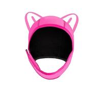mophrati Cuffia da Sub in Neoprene, Comoda Cuffia da Sub da 3 mm con Cinturino sotto Il Mento, Orecchie di Gatto, Nuoto, Kayak e Sport Invernali, Snorkeling, Kayak, Canoa, Sport, Rosa Rosa, S