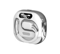 mophrati Cuffie Bluetooth Over-Ear per Gli Amanti della Musica. Goditi Un Suono di qualità Ovunque e Passa da Una Traccia all'altra. Batteria LED, Bianco