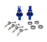 mophrati Cuscinetto differenziale dell'albero motore in lega di alluminio per 1/28 K969 Parti di automobili RC Differenziale a sfera aggiornamento in metallo, Blu zaffiro