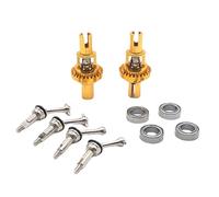 mophrati Cuscinetto differenziale dell'albero motore in lega di alluminio per 1/28 K969 Parti di automobili RC Differenziale a sfera aggiornamento in metallo, oro