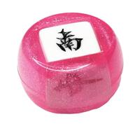 mophrati Dadi multi-lato, dadi cinesi per Mahjong, eleganti da gioco in acrilico, realizzati per il gioco, tessere per Mahjong da tavolo multi-lato in, rosa, 4.35 cm