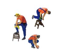 mophrati Diorama 1/64 Accessori per modelli Bambole Giocattoli Bellissime miniature realizzate con cura nei dettagli per valorizzare i paesaggi Diorama 1/64, Set combinato 3x
