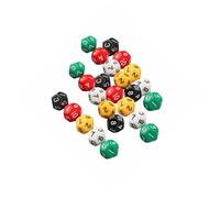 mophrati Divertente gioco da tavolo fatto a mano con dadi, collezione di giochi da tavolo che offre dadi poliedrici ad alte prestazioni per giocatori, set di giochi poliedrici come regali e accessori.