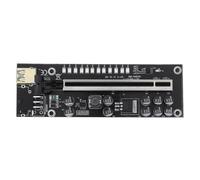 mophrati Espansione della scheda video LED PCI-E a 4 fori 8 condensatori a stato solido Cavi schermati multipli Adattatore per filo di rame estensore per l'industria mineraria, No.01