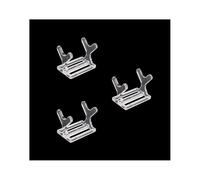 mophrati Espositori da 3 Pezzi Trasparenti per Esche da Pesca Resistenti per Esche Pesca Supporto per scaffali Decorazione Attrezzature per Negozi Strumenti, S