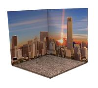 mophrati Facile da installare e senza problemi, l'assemblaggio crea scene realistiche per Diorama Diorama Scatola in cartone PVC, Città