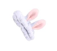 mophrati Fascia per capelli Fascia per capelli Ins Fasce per ragazze morbide con orecchie di coniglio Copricapo Trucco Sport Spa Lavaggio del viso per le donne, Azzurro