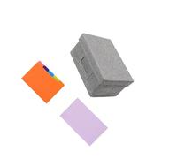 mophrati Flashcard, blocco note, schede di indice, porta schede, conserva oltre 1000 indici in un supporto durevole per appunti importanti, pratica scatola portaoggetti per ufficio con coperchio