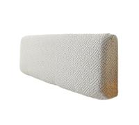 mophrati Fodera protettiva per testiera per letti queen size Resistente alle pieghe e di facile manutenzione. Protezione completa Previene la polvere, grigio chiaro, 150 cm