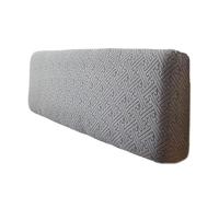 mophrati Fodera protettiva per testiera per letti queen size Resistente alle pieghe e di facile manutenzione. Protezione completa Previene la polvere, Gary oscuro, 150 cm