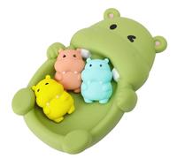 mophrati Giocattoli galleggianti a Forma di Ippopotamo per Bambini Piccoli, a Forma di Animale, Che aggiungono Fascino e Divertimento al Momento del Bagno. Carini, digitare+1