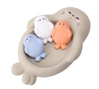 mophrati Giocattoli galleggianti a Forma di Ippopotamo per Bambini Piccoli, a Forma di Animale, Che aggiungono Fascino e Divertimento al Momento del Bagno. Carini, digitare+2