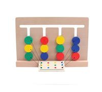 mophrati Giocattoli per l'ordinamento dei Colori per Bambini Che Giocano a Set di Oggetti di Scena Ragazze interessanti abbinamenti in Legno Giocattolo educativo Regalo educazione precoce