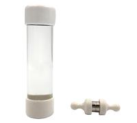 mophrati Giocattolo divertente con display liquido fluido magnetico Ampia applicazione per tutte le età Giocattolo con display liquido fluido magnetico ferrofluido in vetro, Bianco