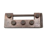 mophrati Gioco di intelligenza stimolante con rompicapo e lucchetto per bambini e adulti, sviluppo cognitivo e facoltà visuo-spaziali. Puzzle in metallo per districare i nodi, regalo 3D.