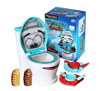 mophrati Gioco di Lancio della Cacca Giocattolo Le Forme Arricciate Possono Giocare con Due Persone ABS Divertente Gioco di Cacca della Toilette Giochi Giocattolo per Bambini Inodore
